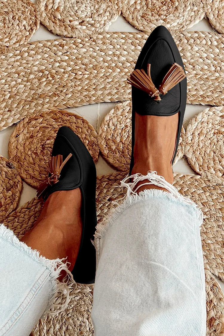 Aura - Mocasines Modernos con flecos