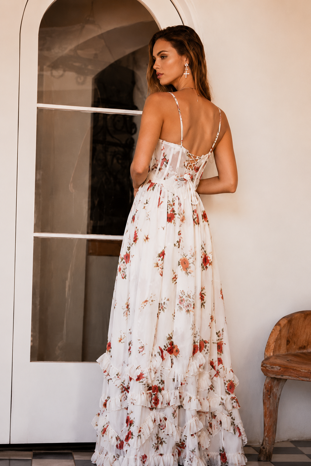 Marina - Vestido Romántico Floral