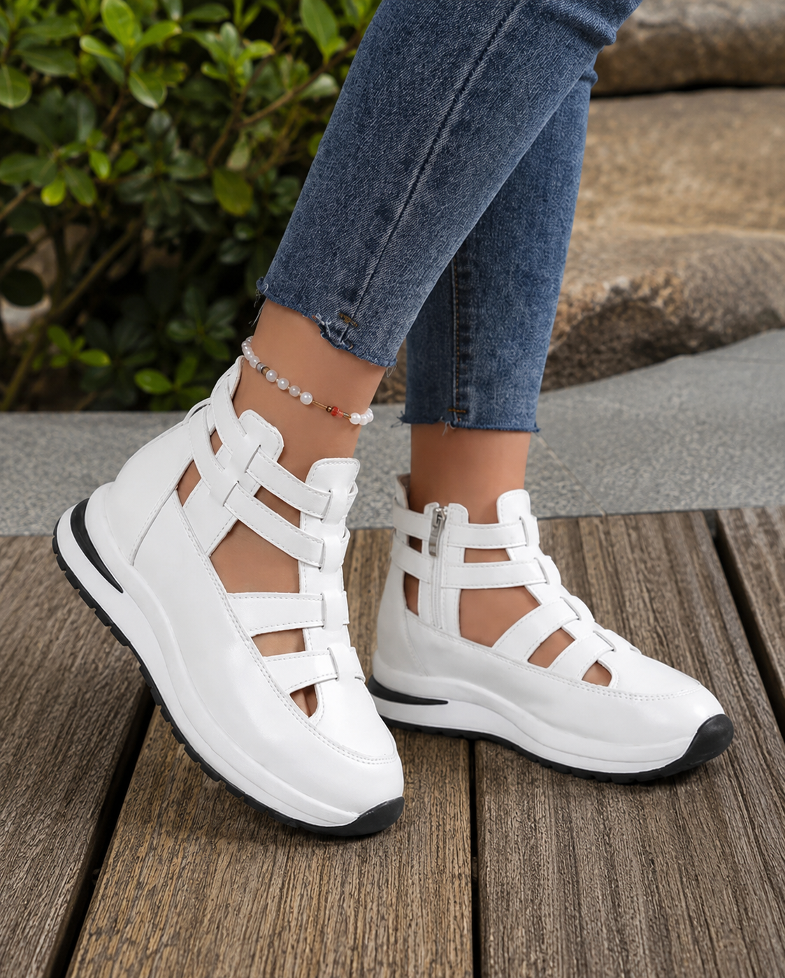Nora - Sandalias de cuña cómodas para mujer