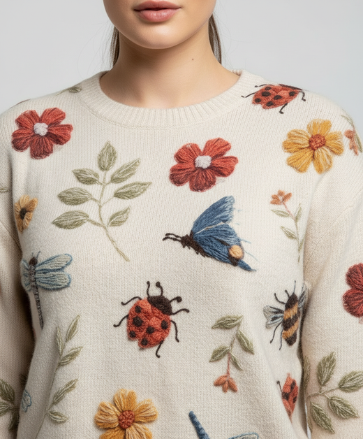 Alicia™ | Jersey Floral Elegante