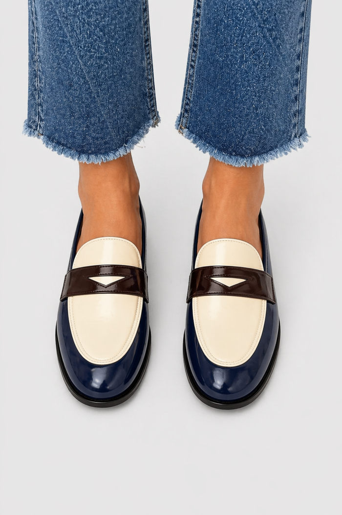 Vela - Mocasines a Contraste