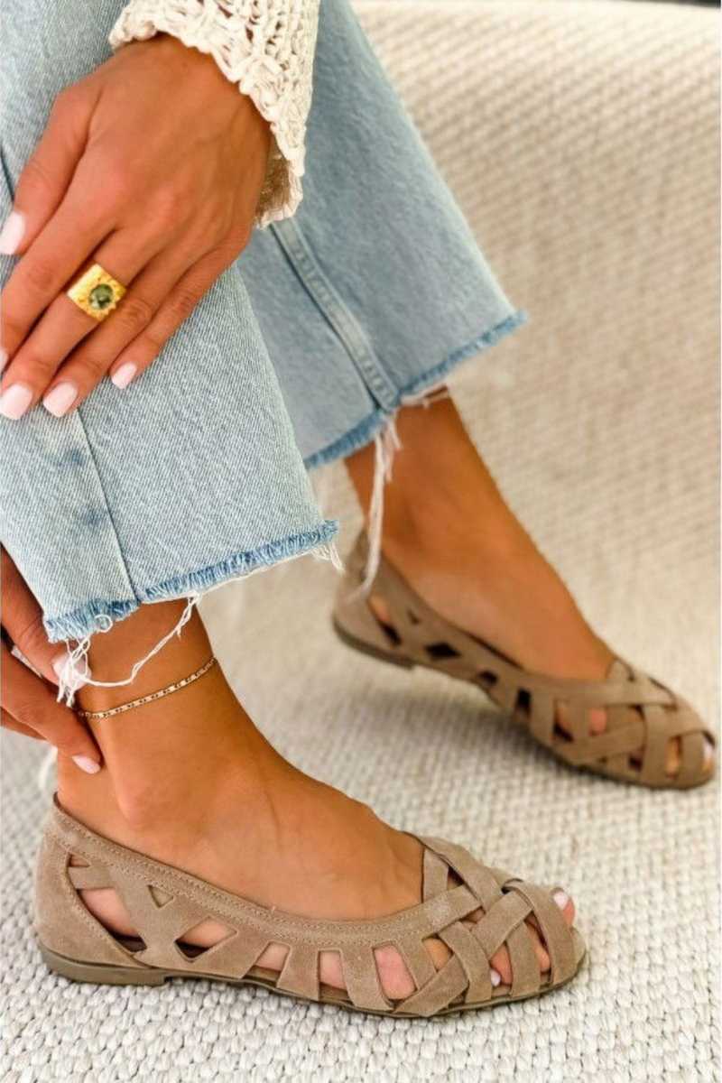 Sandalias planas trenzadas