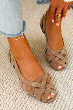 Sandalias planas trenzadas