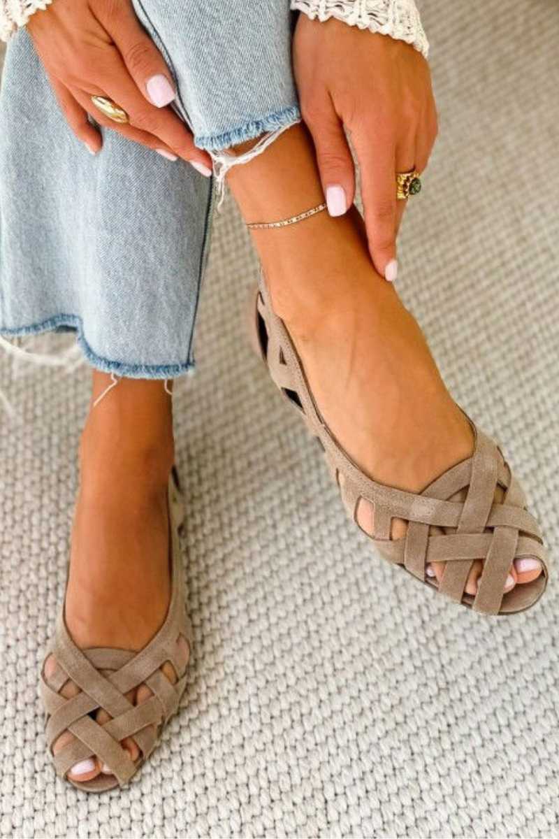 Sandalias planas trenzadas