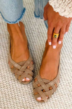 Sandalias planas trenzadas