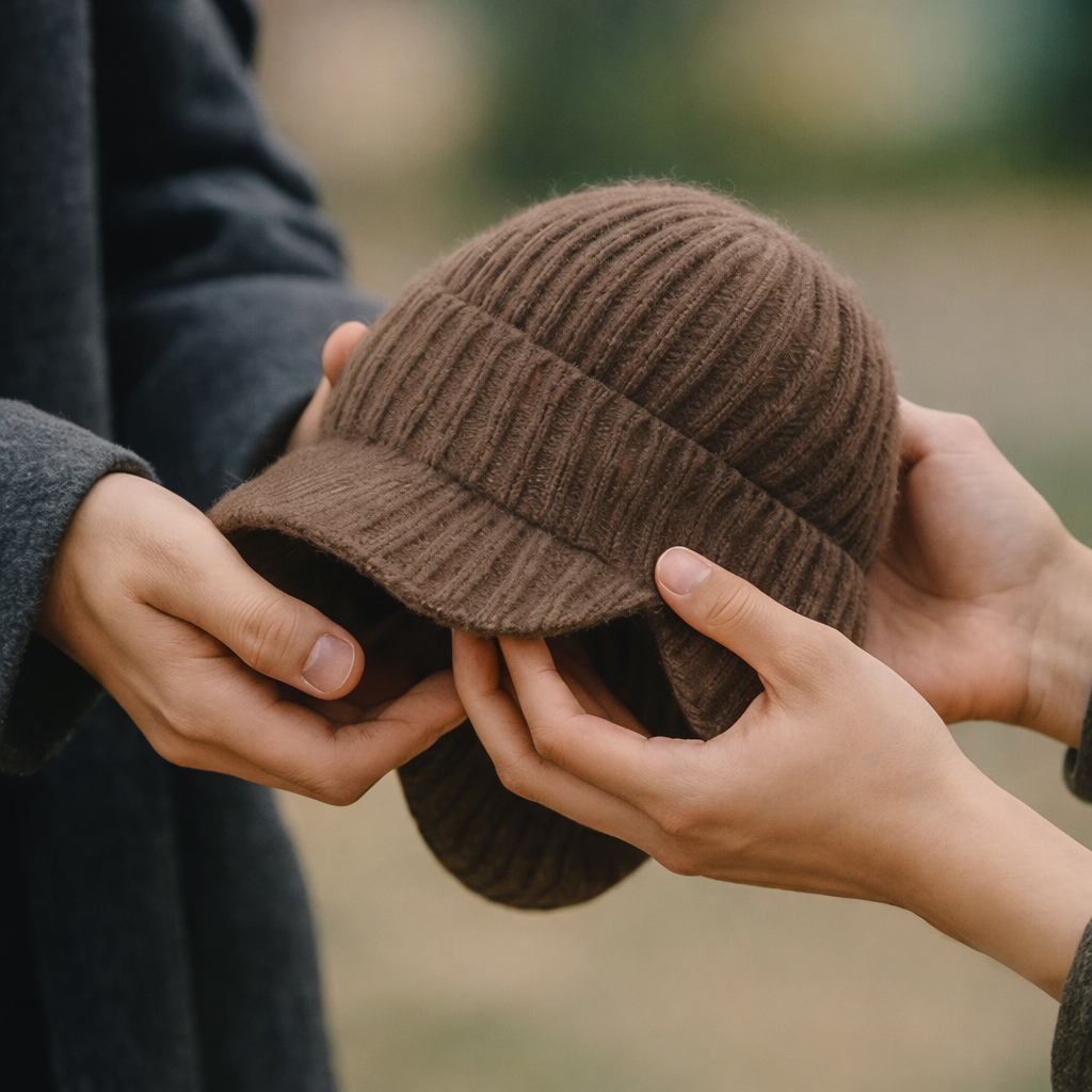 Gorro de invierno escandinavo con protección para las orejas