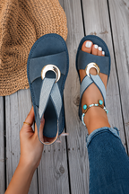 Soléa - Sandalias de cuña cómodas para Verano