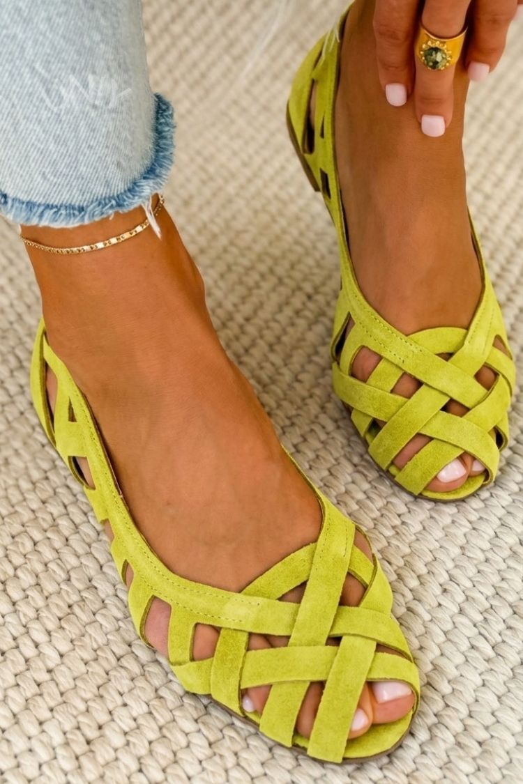 Sandalias planas trenzadas