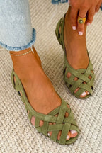 Sandalias planas trenzadas
