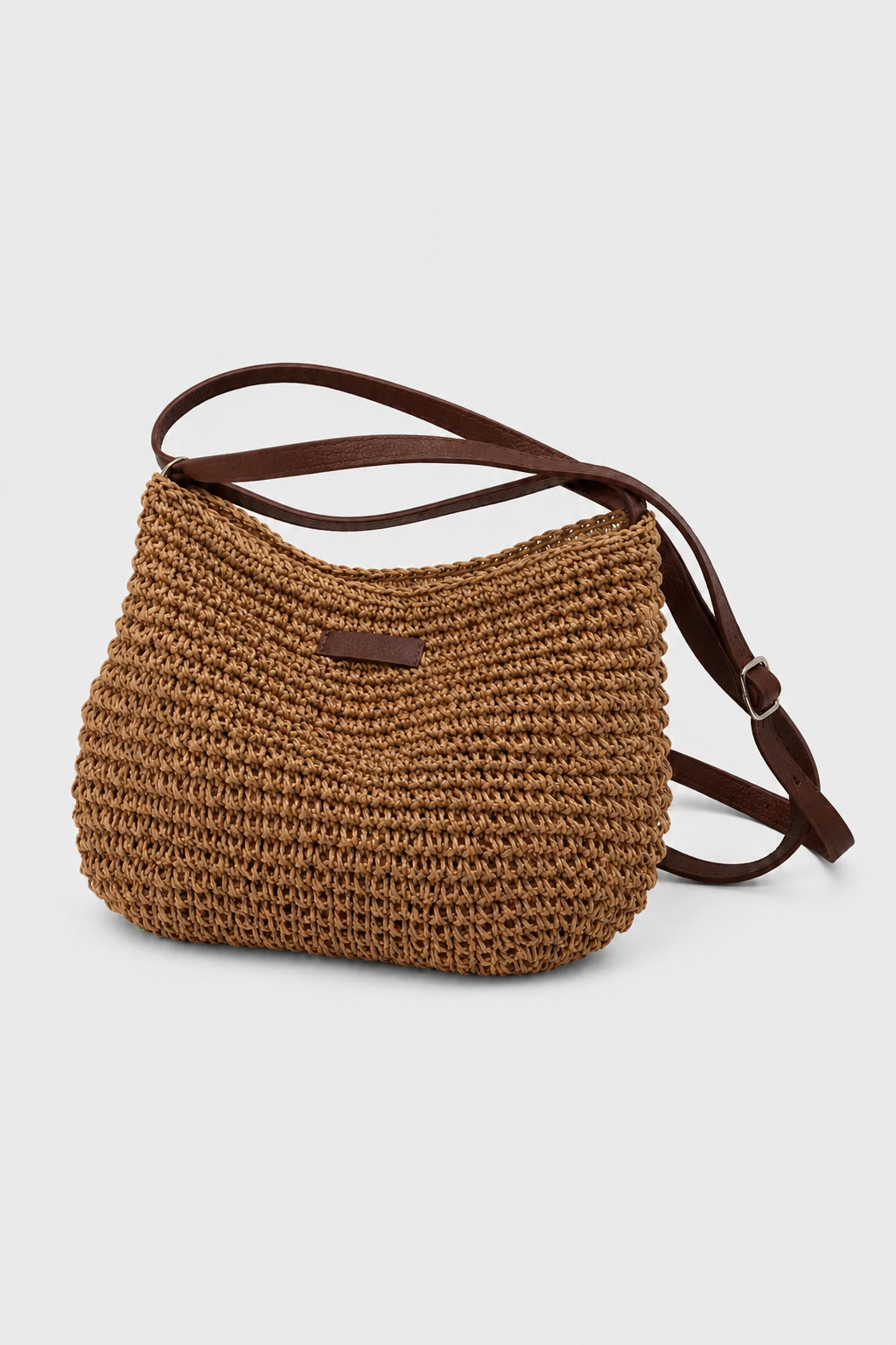 Bolso bandolera de rafia