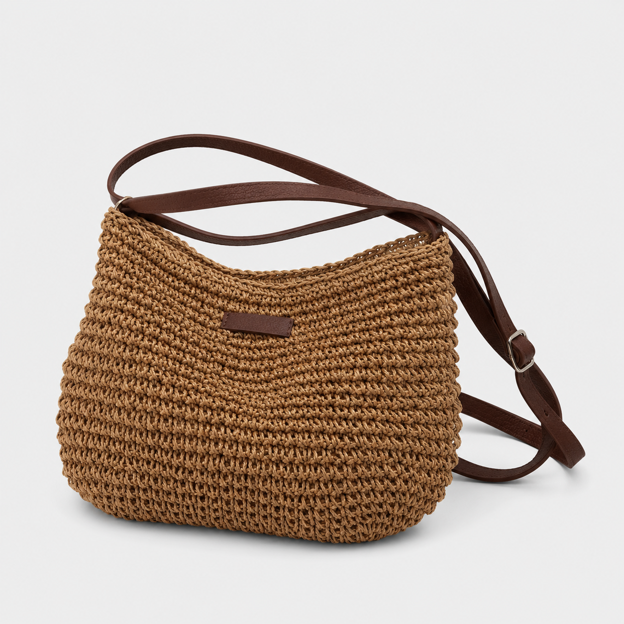 Bolso bandolera de rafia