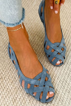 Sandalias planas trenzadas