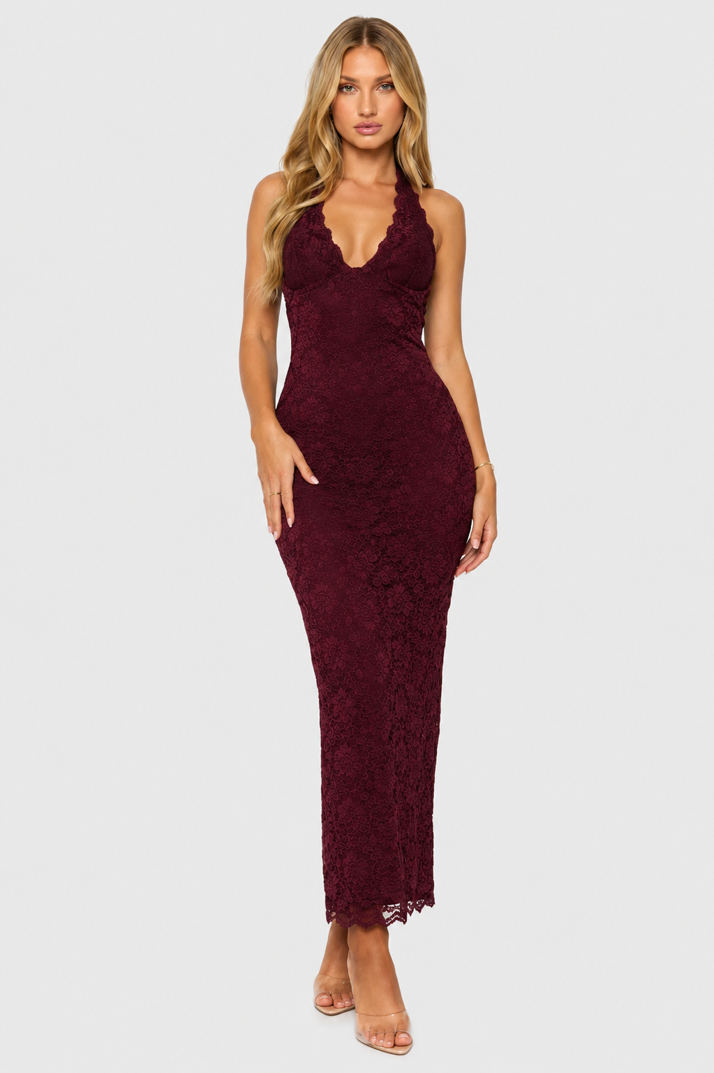 Alicia - Vestido largo Lace Me