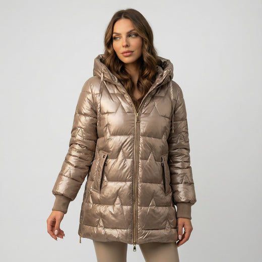 FERRERO™ | Elegante abrigo de invierno acolchado