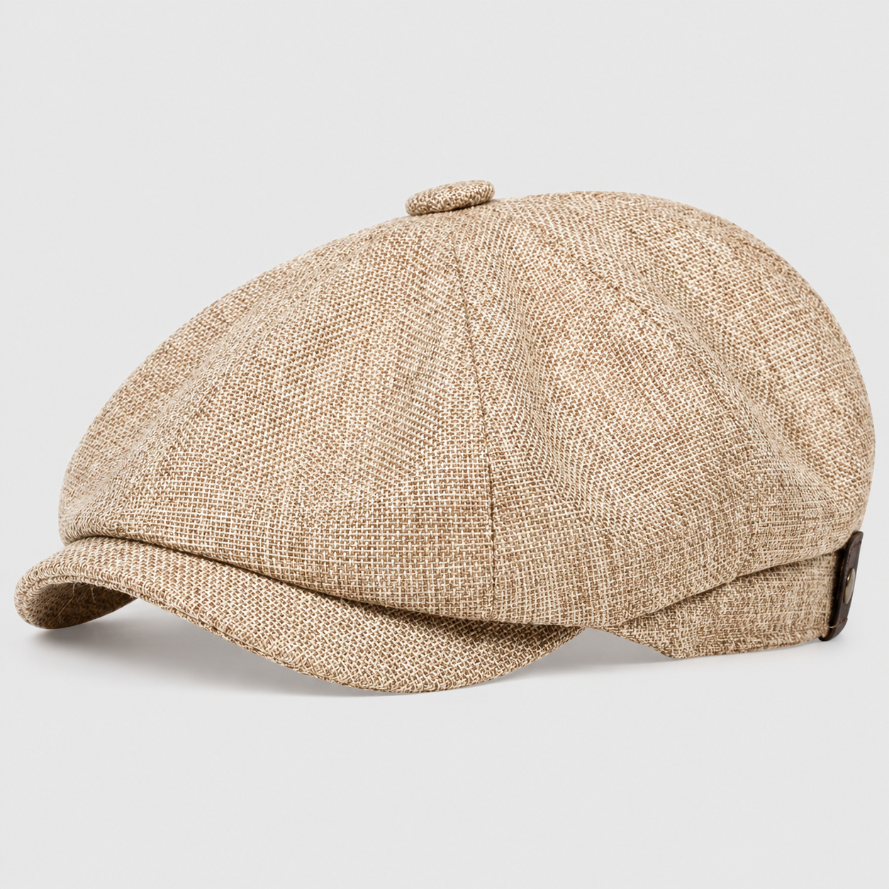 Gorra Gavroche de Algodón de Ocho Paneles Clásica