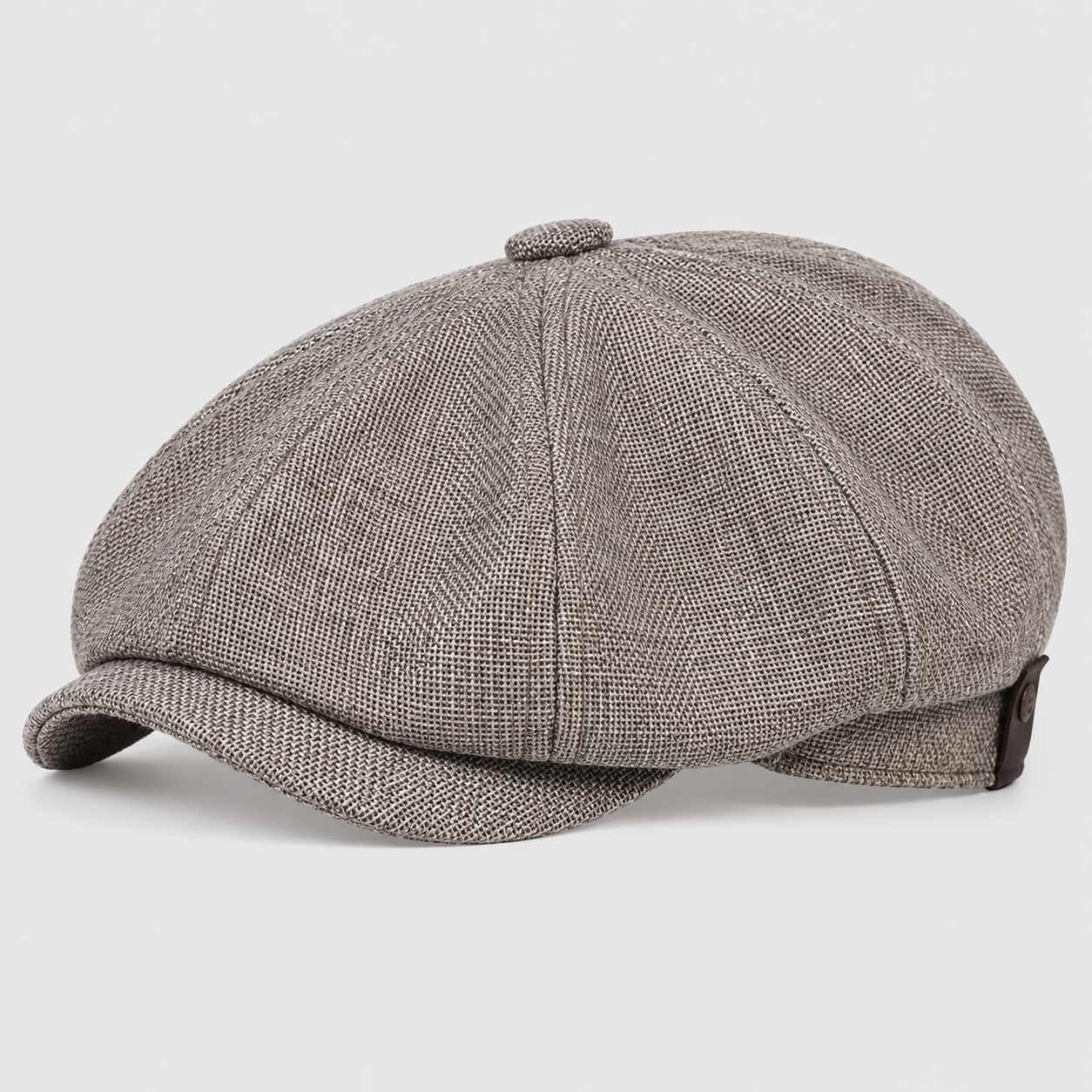 Gorra Gavroche de Algodón de Ocho Paneles Clásica