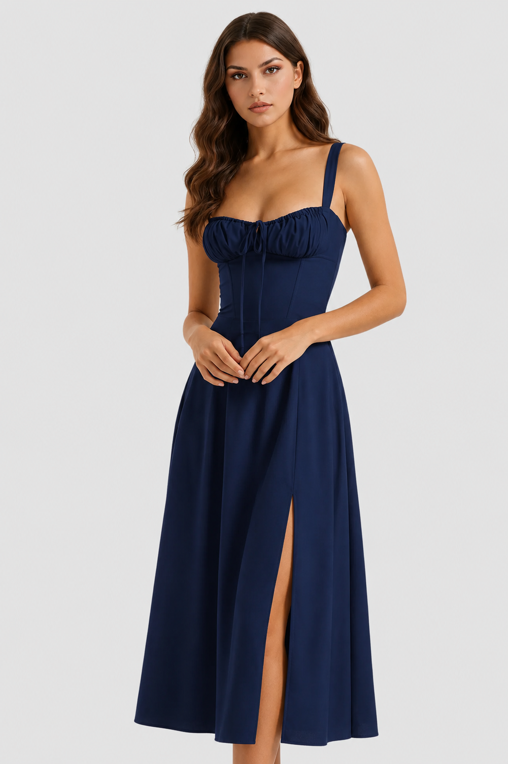 Aurora - Vestido Midi con corsé