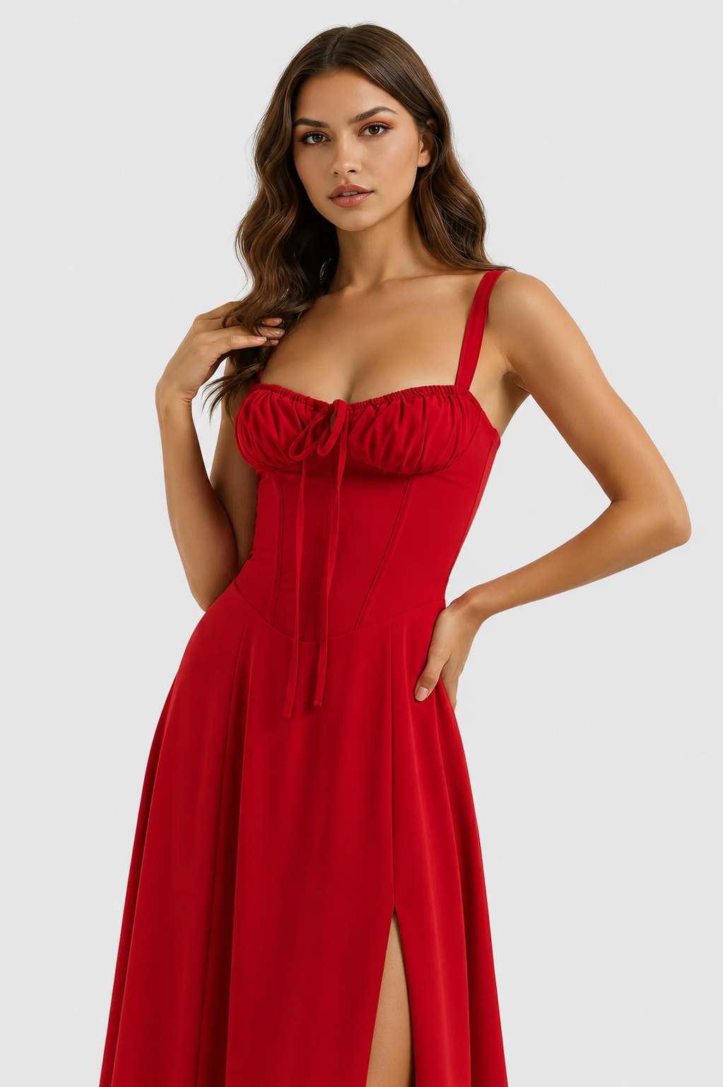 Aurora - Vestido Midi con corsé
