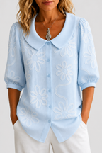 Fiora - Blusa Floral Elegante