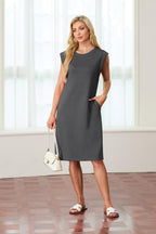 Fiona - Vestido midi antiarrugas