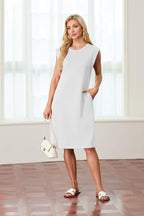Fiona - Vestido midi antiarrugas