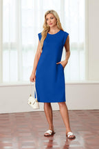Fiona - Vestido midi antiarrugas