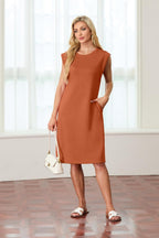Fiona - Vestido midi antiarrugas