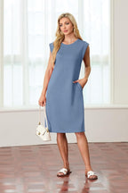 Fiona - Vestido midi antiarrugas