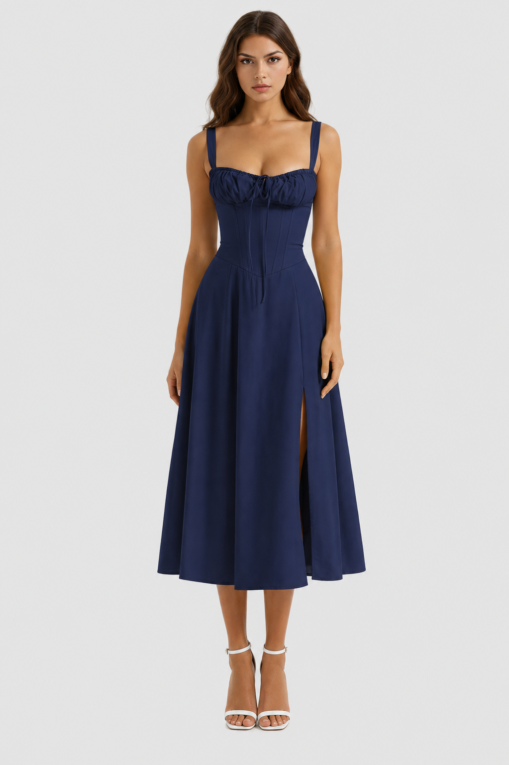 Aurora - Vestido Midi con corsé
