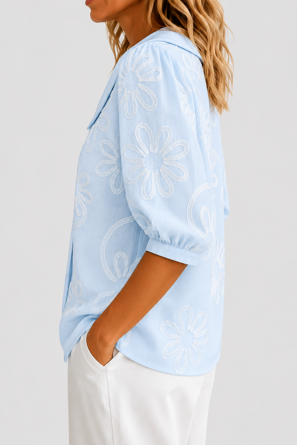Fiora - Blusa Floral Elegante