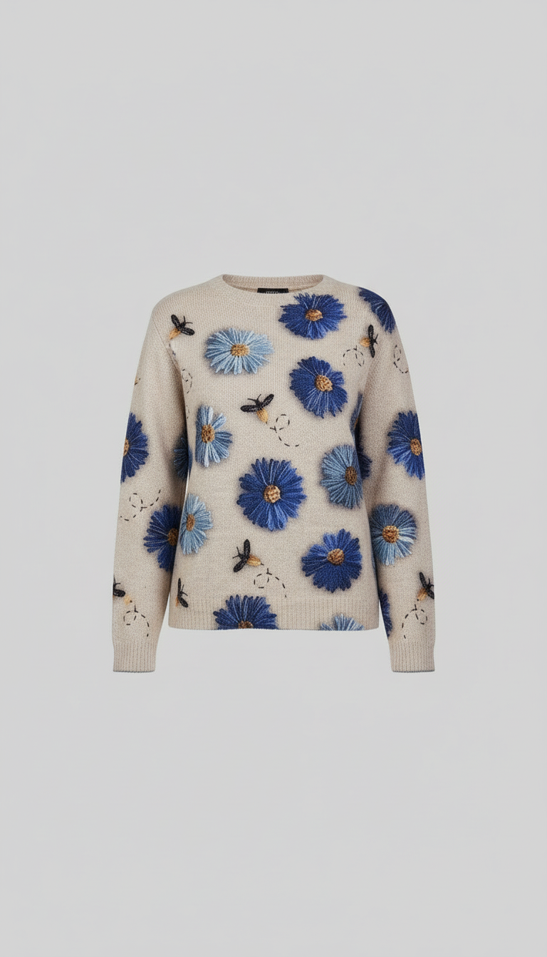 Alma™ | Jersey Flores Azules