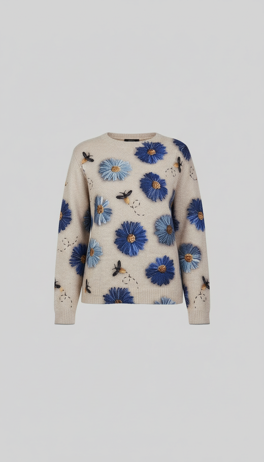 Alma™ | Jersey Flores Azules