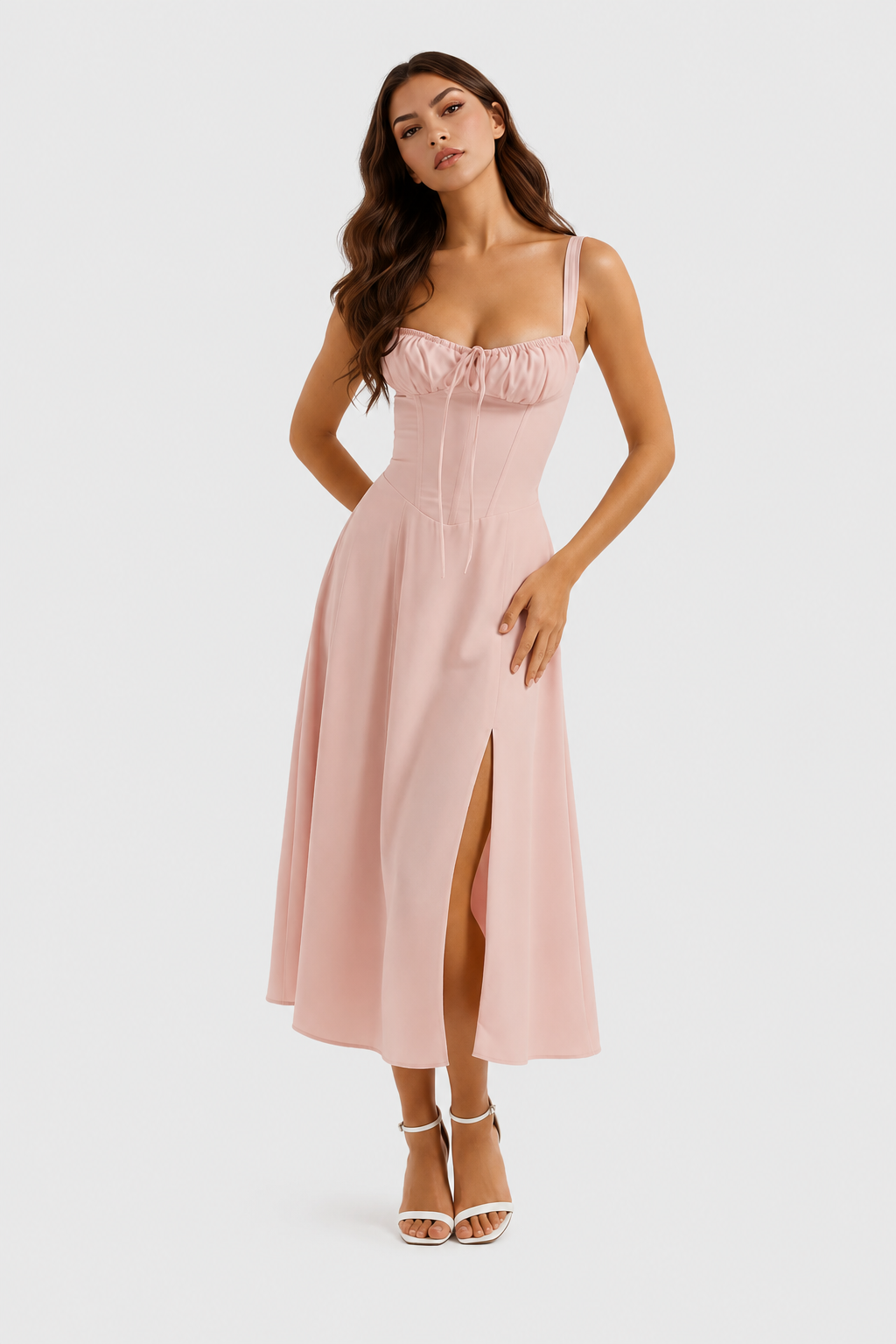 Aurora - Vestido Midi con corsé