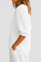 Fiora - Blusa Floral Elegante