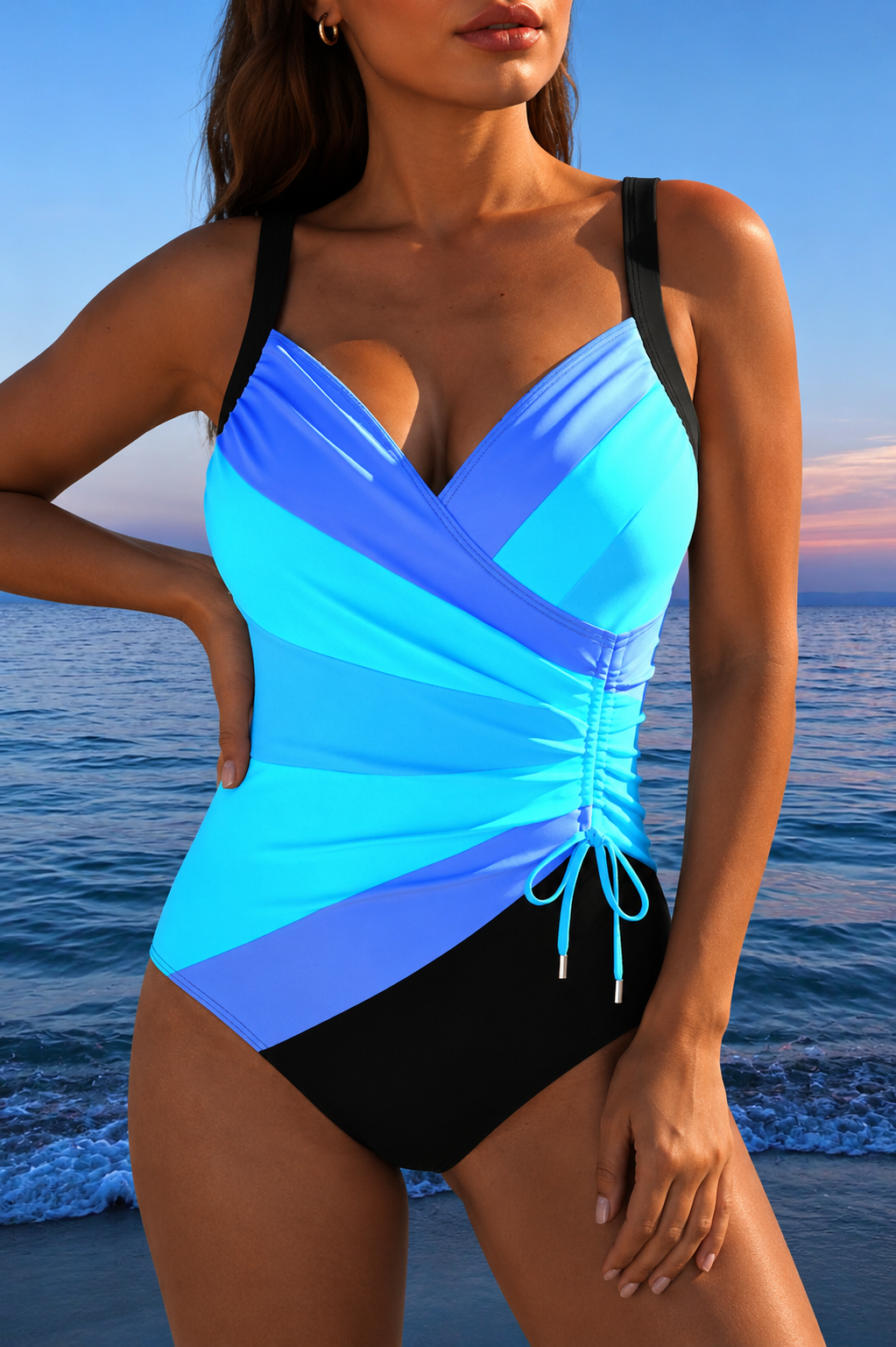 Marina - Bikini cruzado colorido