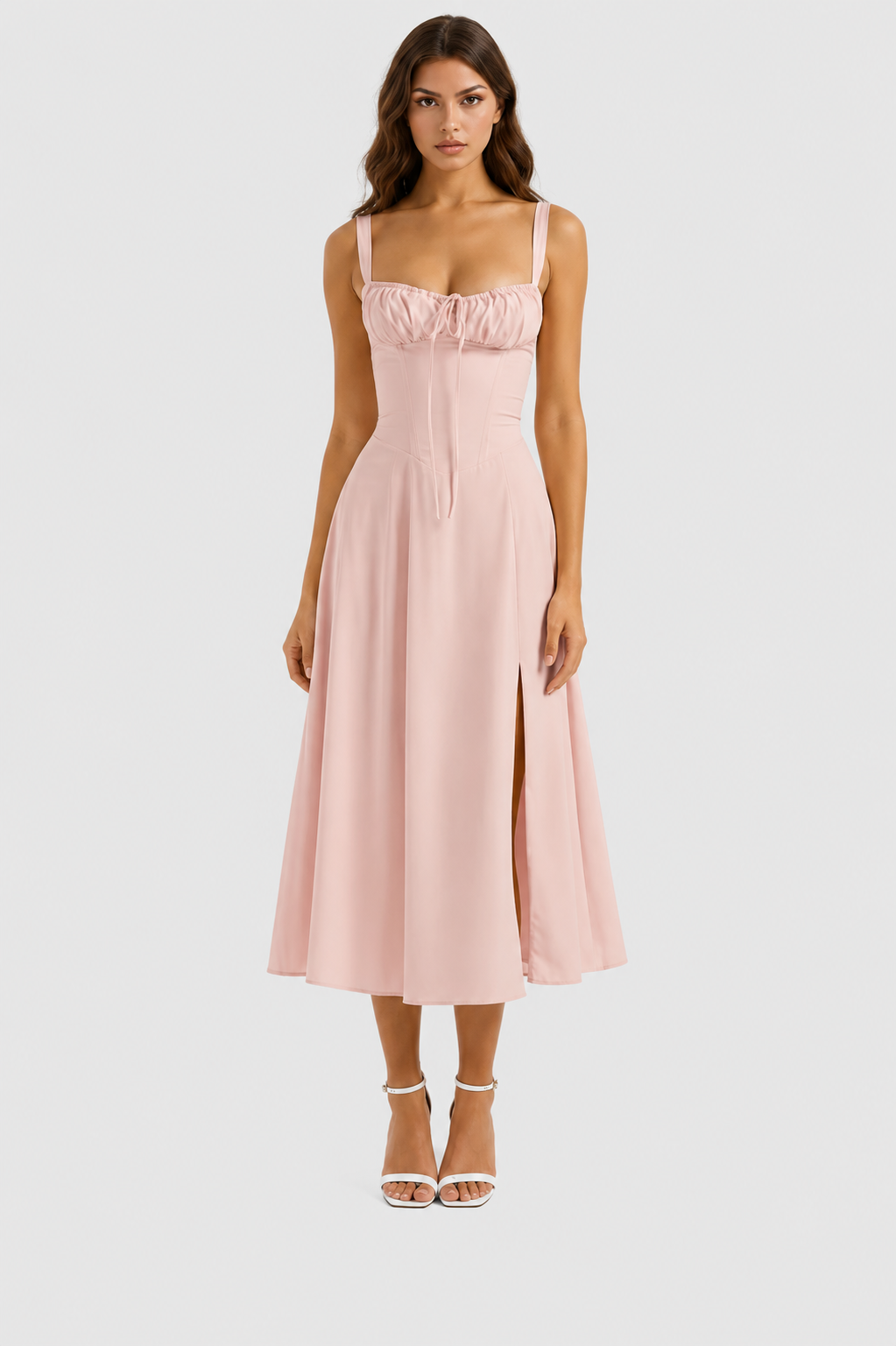 Aurora - Vestido Midi con corsé