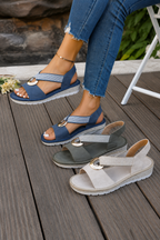 Soléa - Sandalias de cuña cómodas para Verano