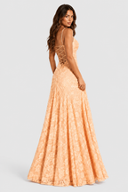 Sofía - Vestido Largo de Encaje Floral