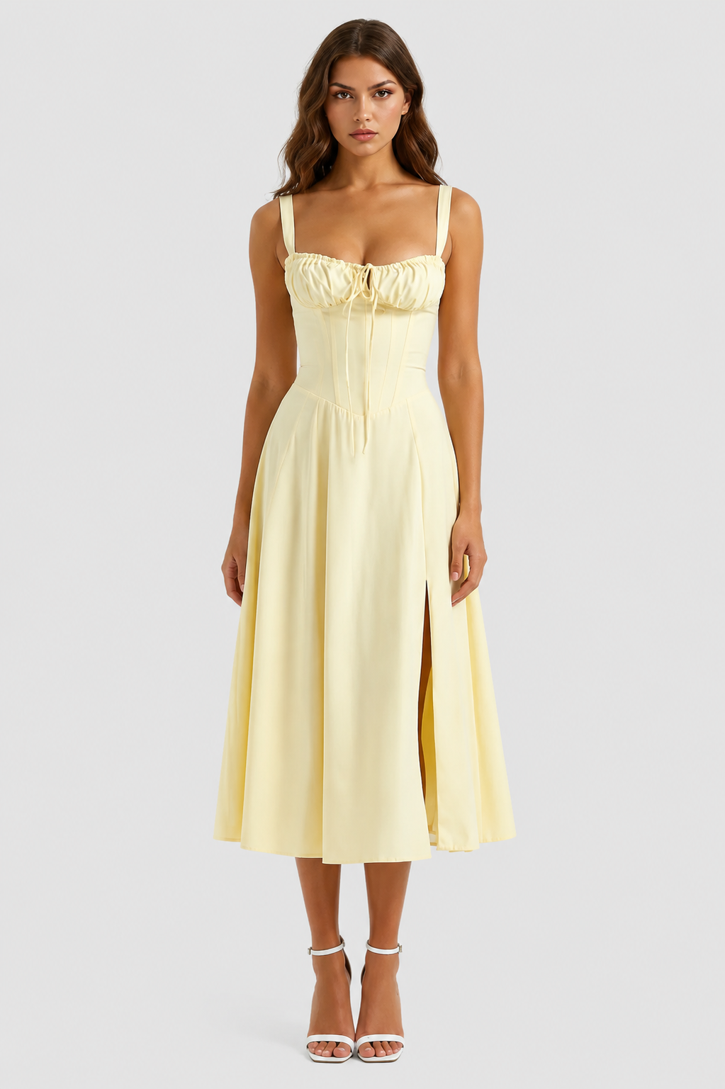 Aurora - Vestido Midi con corsé