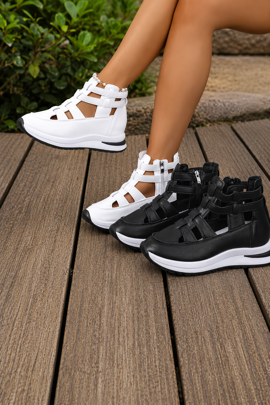 Nora - Sandalias de cuña cómodas para mujer