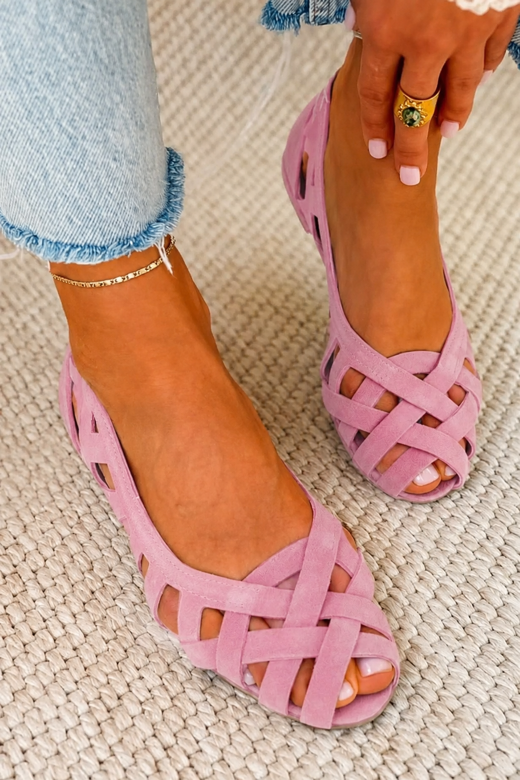 Sandalias planas trenzadas