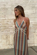 Cancún - Vestido largo de crochet