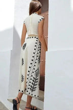 Camilla - Conjunto Estampado de Top y Falda