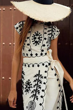 Camilla - Conjunto Estampado de Top y Falda