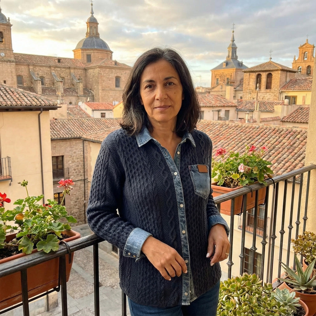 Mila | Camisa Casual Patchwork