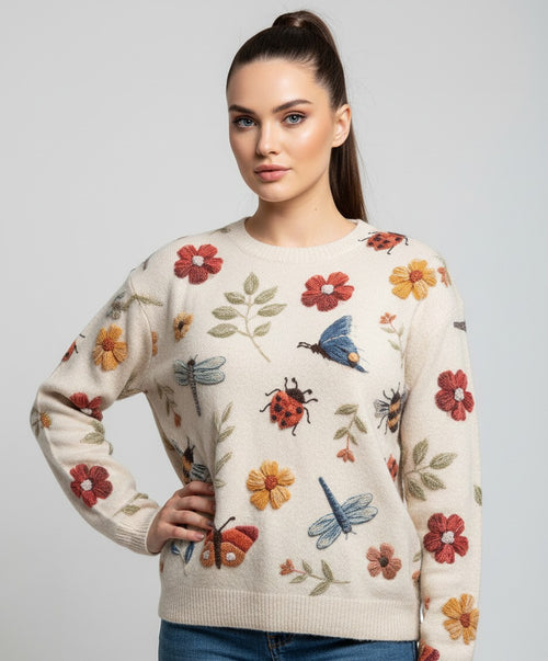 Alicia™ | Jersey Floral Elegante