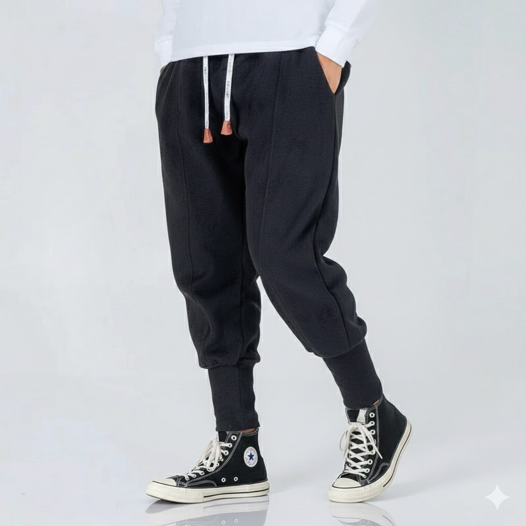 Pantalones harén de algodón cómodos