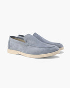 Elegantes mocasines de ante
