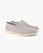 Elegantes mocasines de ante