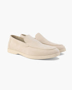 Elegantes mocasines de ante